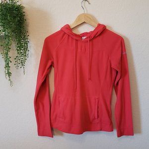 Columbia Drawstring Pull Hood Pullover Sweater